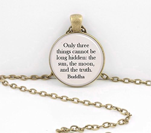 Sun Moon Truth Buddha Spiritual Inspiration Jewelry Necklace pendant or Key Ring