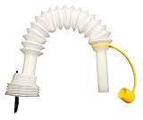 SHINESPOUT Oil Funnel Replacement for All Gallon and Quart Bottles - Patented Vented Bottle for an Spill Free Easy Pour - 6 inches to 10 inches Extendable and Flexible Neck for Hard Angles