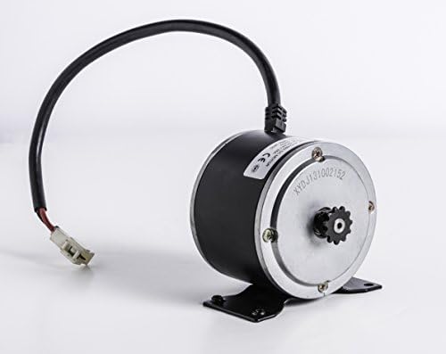 Electric Scooter Motor Currie Technologies 24 Volt 500 Watt DC for 500 Series Schwinn &amp; IZIP Reversible with 11 Tooth Sprocket #25 Chain Model Numbers XYD-6B SD-156 XYDJ130601664