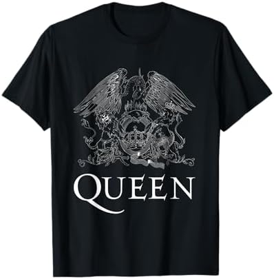 Amazon.com: Queen Official Classic Crest T-Shirt : Clothing, Shoes