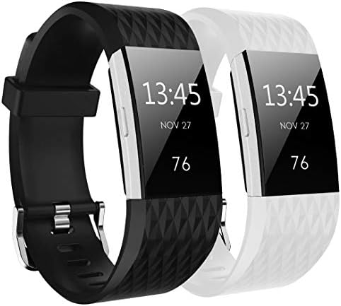Hanlesi For Fitbit Charge 2 Strap, Special Edition Bracelet Straps Wristbands Replacement Accessories Sport Bands for Fitbit Charge 2 Wrist Straps - 12 Colours