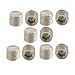 uxcell 1/8PT Male Thread Air Pneumatic Internal Hex Head Pipe Connector 10Pcs