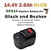 REEXBON 14.4V 2.0Ah HPB14 Battery for Black & Decker HPB14 FSB14 FS140BX Power Pack Firestorm 14.4 Volt Battery 499936-34 499936-35 A1714