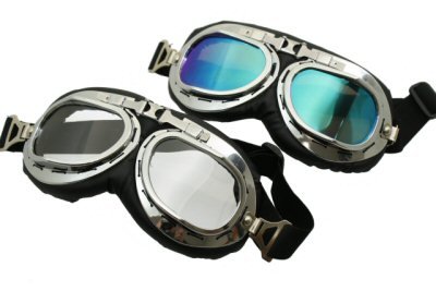 ScootsUSA Aviator WWII Replica Scooter Goggles
