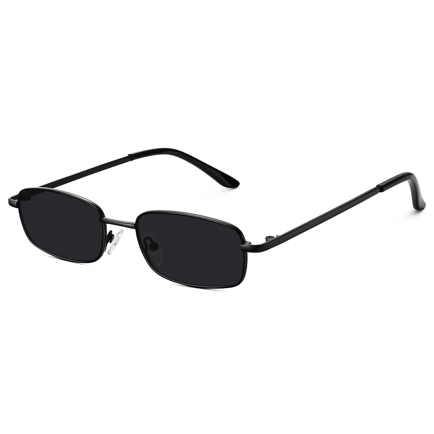 Rectangle Sunglasses for Women 90s Retro Small Narrow Square  display picture 2
