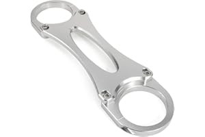 Xitomer 49mm Aftermarket Fork Brace, Fit for Dyna Wide Glide FXDWG/FXDWG ANV 105 49mm 2006-2017 / Dyna Fat Bob FXDF 49mm 2008-2017 / Dyna CVO Fat Bob FXDFSE2 09-10, Motorcycle Fork Stabilizer