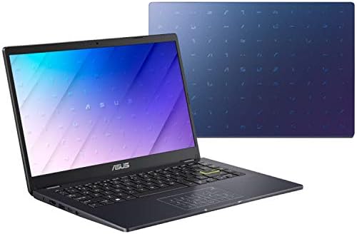 ASUS E410 14" Lightweight Laptop Computer, Intel Celeron N4020 up to 2.8GHz, 4GB DDR4 RAM, 128GB eMMC, 802.11AC WiFi, Bluetooth, HDMI, Webcam, Remote Work, Blue, Windows 10 S, iPuzzle Type-C HUB 8 ASUS E410 14" Lightweight Laptop Computer, Intel Celeron N4020 up to 2.8GHz, 4GB DDR4 RAM, 128GB eMMC, 802.11AC WiFi, Bluetooth, HDMI, Webcam, Remote Work, Blue, Windows 10 S, iPuzzle Type-C HUB