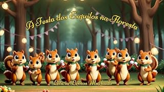 Livro A Festa dos Esquilos na Floresta