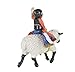 Big Country Toys Mutton Buster - 1:20 Scale - Hand Painted - Rodeo Figurine - Mutton Busting Toy