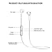 Walker(TM) New Version Wireless Bluetooth 4.1 Sports Headphones Earphones Headsets Music Stereo Microphone for iPhone 6 6 plus 5S 4S Galaxy S6 S5 and iOS Android Smartphones(White)