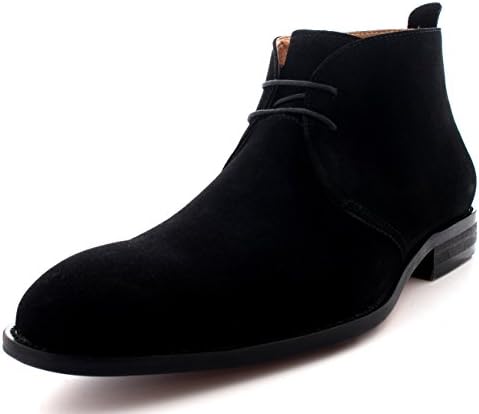 Queensbury Spencer Mens Smart Desert Genuine Full Leather Mid Cut Ankle Shoe Boots