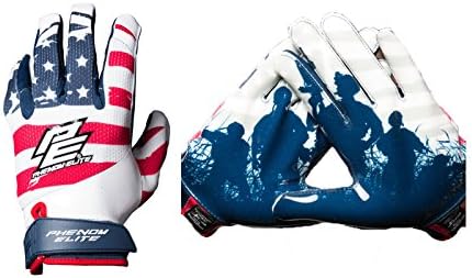 Football Receiver Gloves Super Sticky Vapor-Fusion SFIA Approved (Medium)