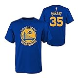 NBA Youth 8-20 Performance Game Time Team Color Player Name and Number Jersey T-Shirt (Large 14/16, Kevin Durant)