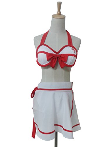 Asuna Yuuki Cosplay Bikini Set Clothing Sword Art Online Cosplay Costumes White