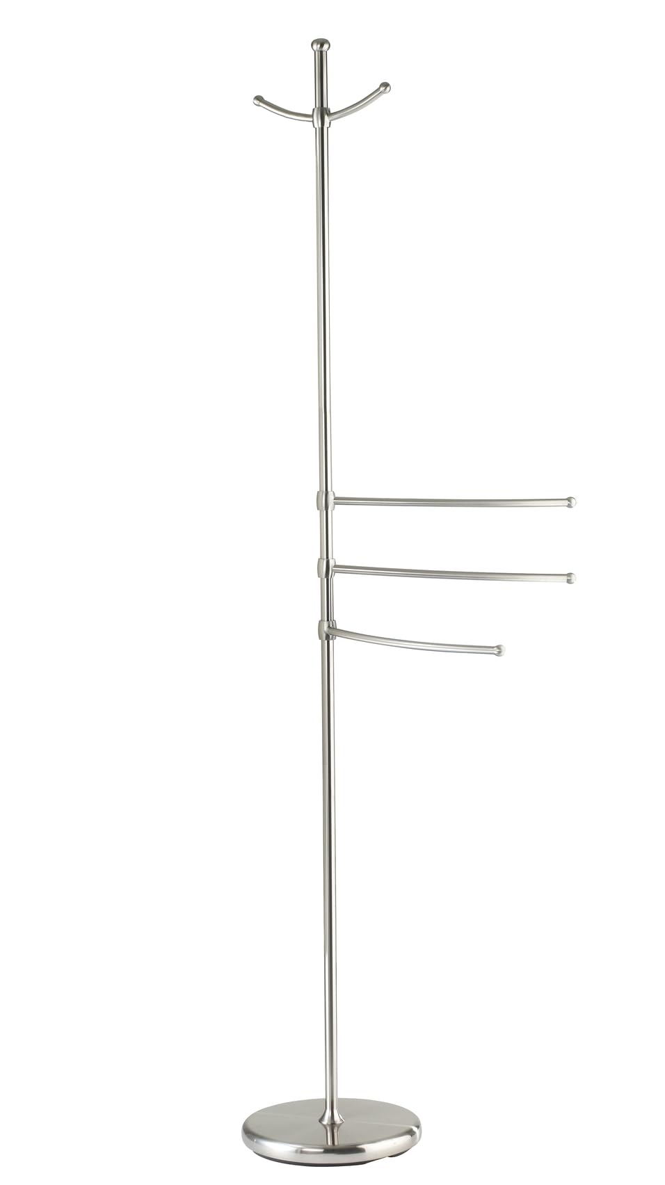 Wenko 16827100 Towel Stand Adiamo Clothes Stand, Metal Steel, 28 x 170 x 28 cm, Matt