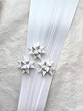 5/8" Shimmer White Froebel Star Paper Strips