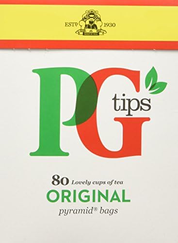 Brooke Bond 80Count Box Pg Tips Black Tea Pyramid Tea Bag