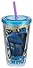 Vandor Doctor Who 18 oz Acrylic Travel Cup with Lid and Straw, Multicolor
