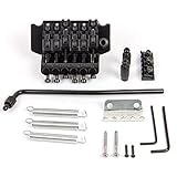 Floyd Rose Licensed Floyd Rose Black Guitar Tremolo Bridge Parts System, 1 Pack