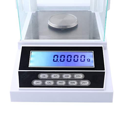 SEAAN Analytical Balance 0.0001g/0.1mg x220g Digital Lab Precision Scale Electronic Laboratory Weight Balance Scale with Calibration Weight for Lab Pharmacy Chemical Plant Jewelry Store