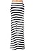 82 Days Women'S Poly Span Stripe Prints Maxi Skirt - Stripe