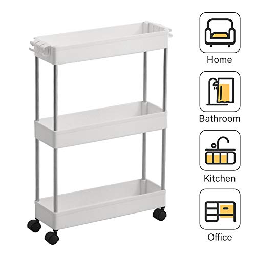 SPACEKEEPER 3 Tier Slim Storage Cart - Image 8