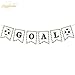 NICROLANDEE Soccer Party Decorations Package Goal Party Banner Hanging Paper Lantern Tissue Flowers Pom Poms Honeycomb Ball for World Cup Soccer Sports Themed Birthday Party Decor Kit
