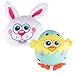 Prextex Plush and Cuddly Easter Filled Jumbo Eggs - Easter Eggs Filled With Adorable Easter Plush Icons