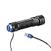 Olight Seeker 2 Pro USB Rechargeable 3200 Lumen LED Flashlight with Charging bracket, Olight Rechargeable Battery, and EdisonBright BBX4 cable carry case