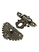 Uxcell a15060800ux0260 81mmx74.5 mm Vintage Style Box Suitcase Lock Hook Latch Bronze Tone