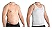 Roc Bodywear Men's Slimming Body Shaper Compression Shirt Slim Fit Undershirt Shapewear Mens Shirts Undershirts USA Company! (XL, White)