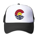 Waldeal Rocky Mountain Colorado C Toddler Cool Baseball Hat Trucher Mesh Cap Great for Kids