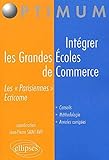 Intégrer les grandes écoles de commerce (ECRICOME et les