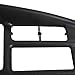 Black Plastic Dashboard Dash Instrument Cluster Bezel Cover Cap(clips included) for 1998-2002 Dodge Ram Pickup
