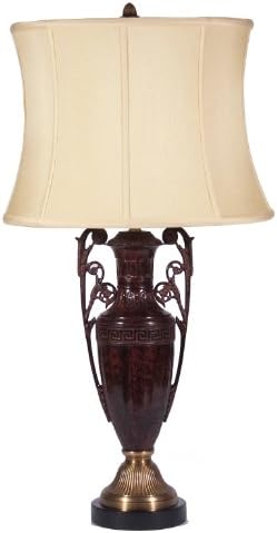 Dessau Home Neoclassic Bronzed Metal Handled Table Lamp