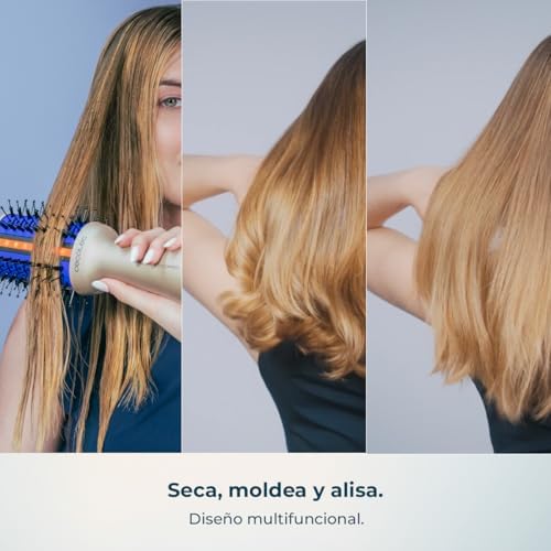 Aerografo CeramicCare i-Unique Volumizador. 1000W, tecnologia infravermelha, revestimento cerâmico, 2 velocidades, 3 temperaturas, ponta fria, cabo rotativo de 1,8 m