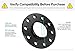2pcs 12mm (0.5 inch) 5x120 Hubcentric Black Wheel Spacers - Compatible with many BMW Vehicles 128i 135i 318i 318ti 320i 323i 325i 325xi 328i 328is 330Ci 330xi 335i 335is M3 M5 Z3 Z4 (72.6, 72.56 Bore)
