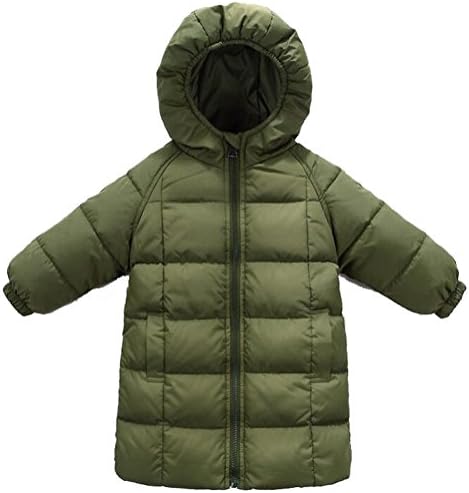 LKOMARKET Children'S Long Feathered Down Jacket
