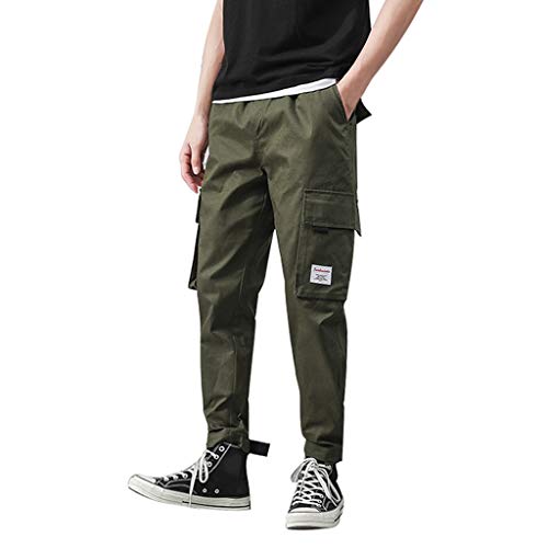 VEZAD Tactical Cargo Work Pants Men Summer Overalls Casual Comfortable Trousers - Thumbnail 5