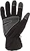 West Chester Men's Slip On Fleece Winter Glove, Textured Palm, Black/Gray, X-Large (96110/XL)