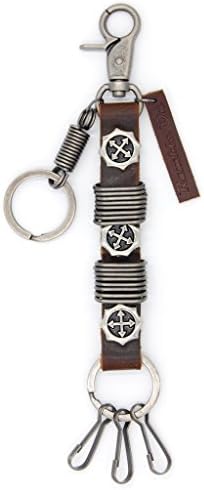 Ramble On Genuine Leather Handmade Key Chain - Unique Styles for Bikers, Cowboys, Punks, Goths and Everybody in Between -Arrows Style for All of You Traveling to the Four Corners of the Earth