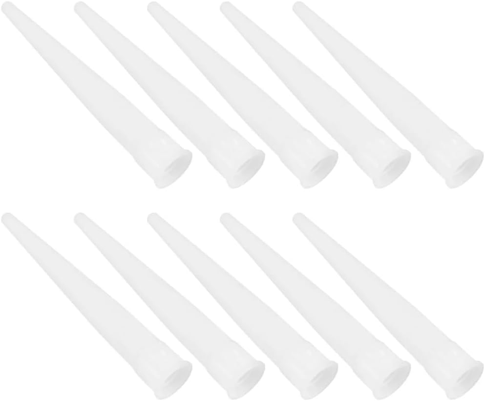 Hafele Spare Nozzle Plastic White for Sealants 10 Pack