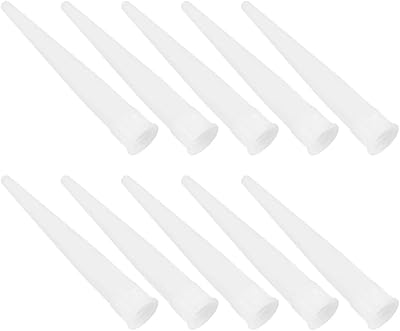 Hafele Spare Nozzle Plastic White for Sealants 10 Pack
