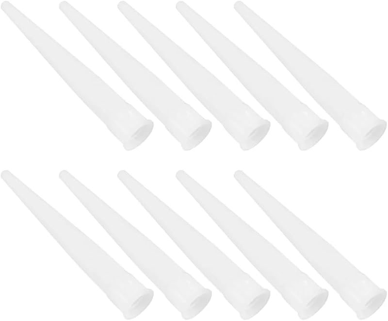 Hafele Spare Nozzle Plastic White for Sealants 10 Pack
