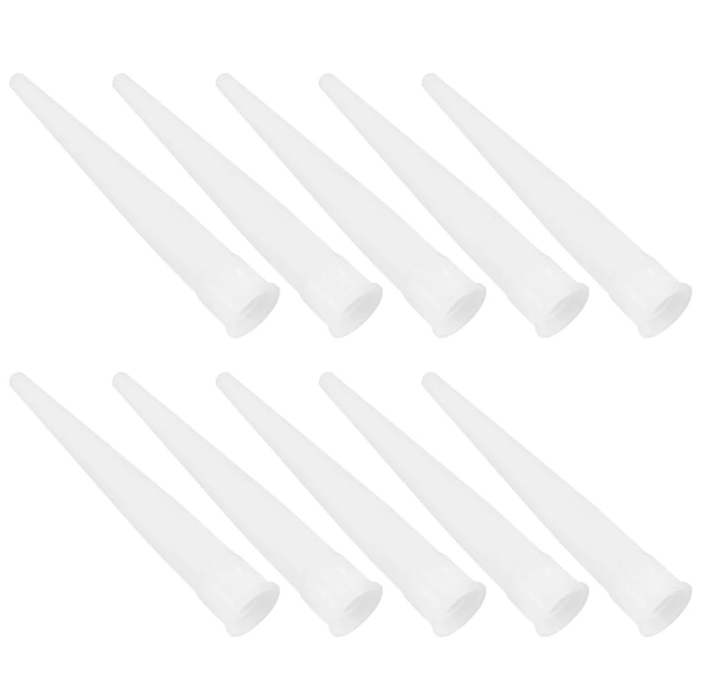 SPARE NOZZLE PLASTIC WHITE FOR SEALANTS 10 pack