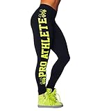 Mansy Women's Yoga Printed Pants Workout Running Leggings
