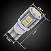 YITAMOTOR DE3175 31mm LED Festoon Bulb White Error Free Super Bright 6000K 3030 Chipsets for Car Interior Dome Map Door Light 3021 3022 3175 6428 16 Pack