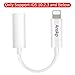 Lightning to 3.5 mm Headphone Jack Adapter, Anskp iPhone 7 Lightning Port to 3.5 mm AUX Female Audio Jack Headphone Cable Adaptor for iPhone 7 / 7 Plus-No Calling Function and Volume Control