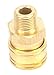 Forney 75128 Pressure Washer Accessories, Quick Coupler Male Socket, 3/8-Inch Male NPT, 4,200 PSI