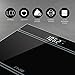 RIVIO Digital Body Weight Bathroom Scale with Step-On Technology and Large LCD Backlight Display,6mm Tempered Glass, High Precision Measurements,440 Pounds,Black